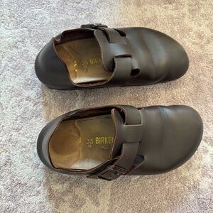 Birkenstock Kids Moccasins in Rich Brown
